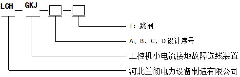 LCH-WXJ工控機小電流故障接地選線(xiàn)裝置產(chǎn)品型號說(shuō)明